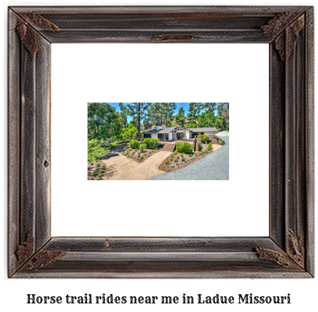 horse trail rides near me in Ladue, Missouri